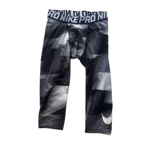 NIKE PRO COMPRESSION 3/4 leggings Boys pants size large 14